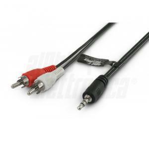 Cavo audio 1 spina 3,5 stereo 2 spine rca