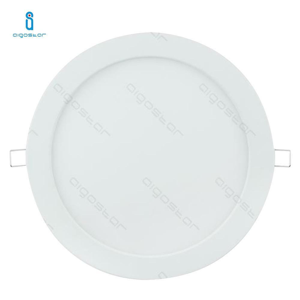 aigostar pannello led tondo bianco 18w 6000k luce fredda - foto 1