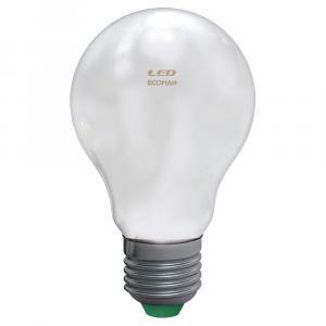 Lampada filoled goccia satinata e27 6w 6500k luce fredda