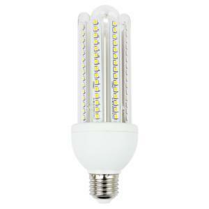 Lampada led 4 tubi e27 23w 3000k luce calda