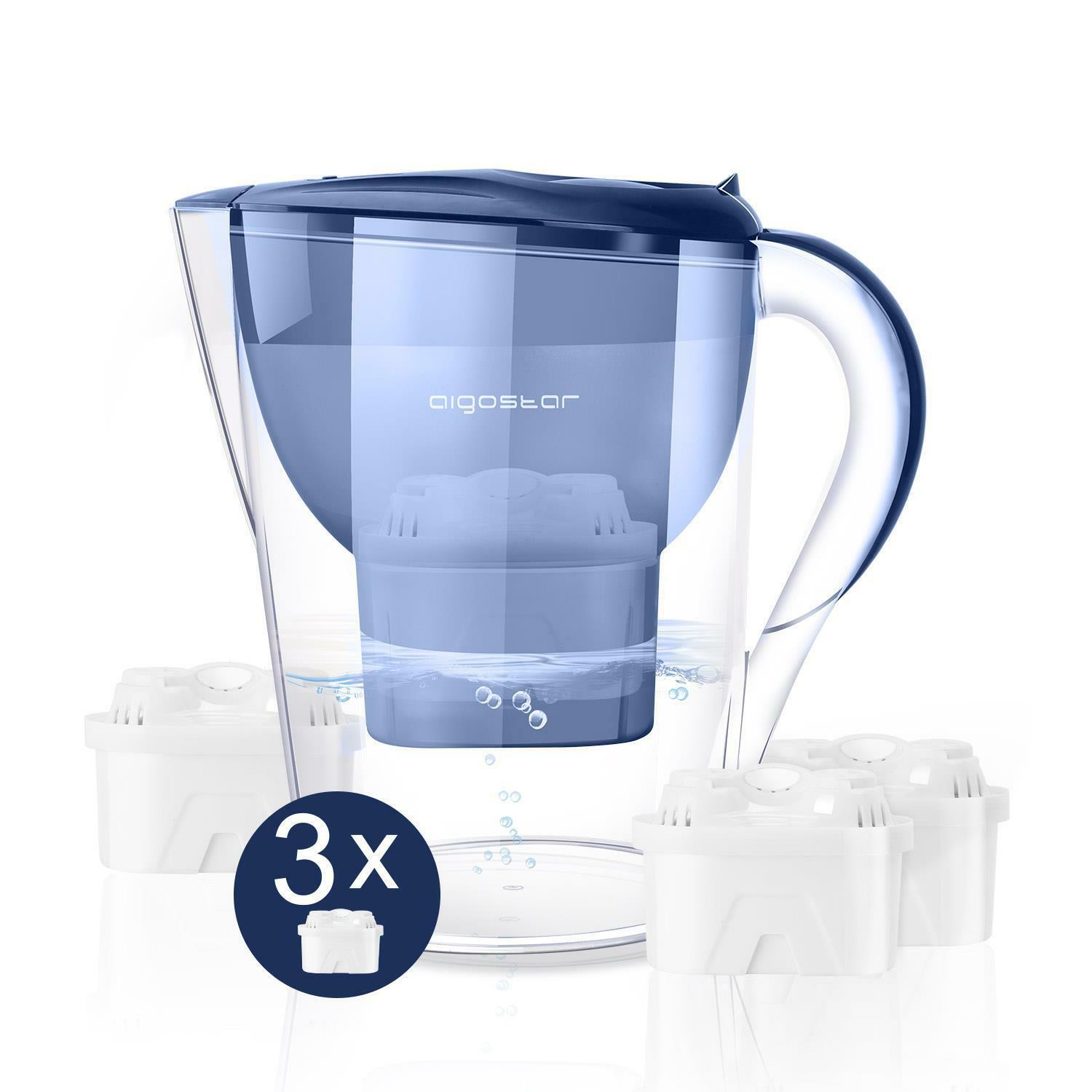 aigostar caraffa filtrante per acqua da 3.5lt - foto 1