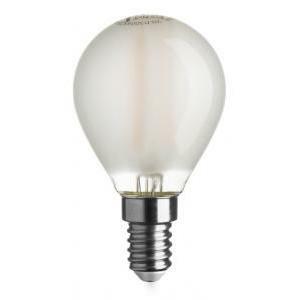 Lampada filoled goccia satinata e27 4,5w 2700k luce calda