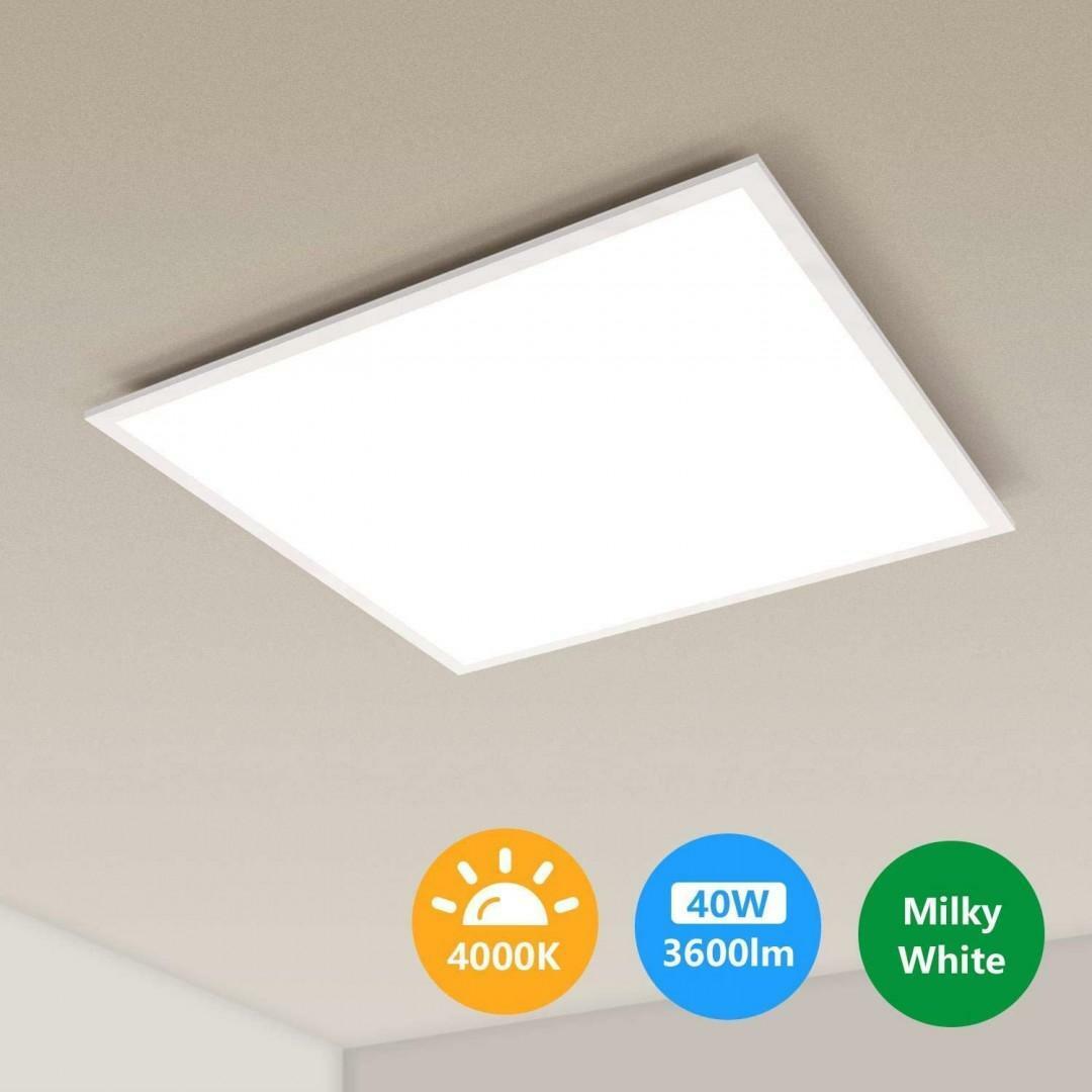 aigostar pannello led slim 60x60cm 40w bianco 4000k luce naturale - foto 1