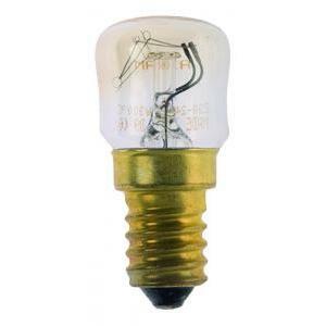 Lampada incandescenza forno e14 15w 2700k luce calda