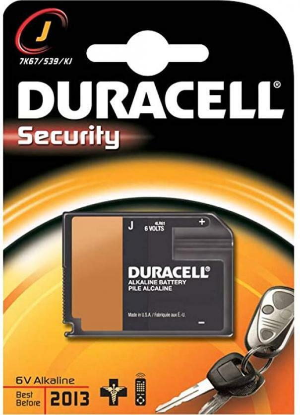 duracell batteria alcalina 6v tipo j duracell sicurezza - foto 1