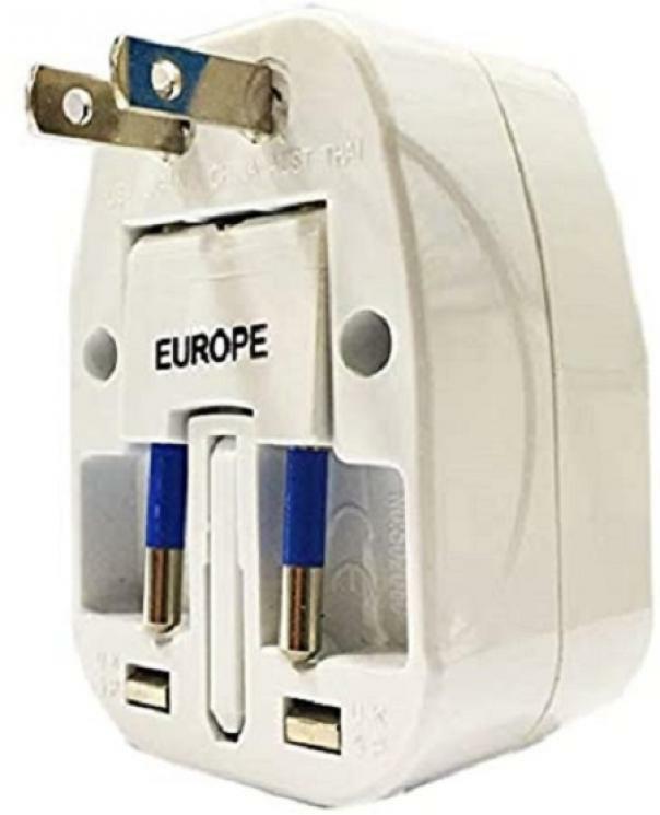 elettrocanali adattatore da viaggio multistandard 110/230v universale - foto 3