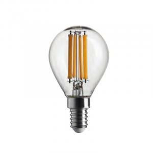 Lampada filoled miniglobo e14 4,5w 2700k luce calda