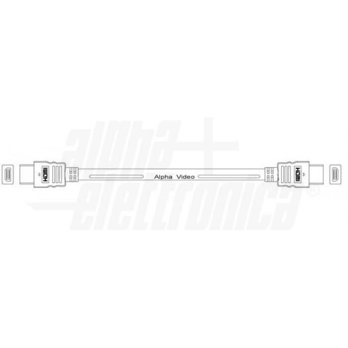 alpha elettronica cavo hdmi® high-speed with ethernet - 10m - foto 2