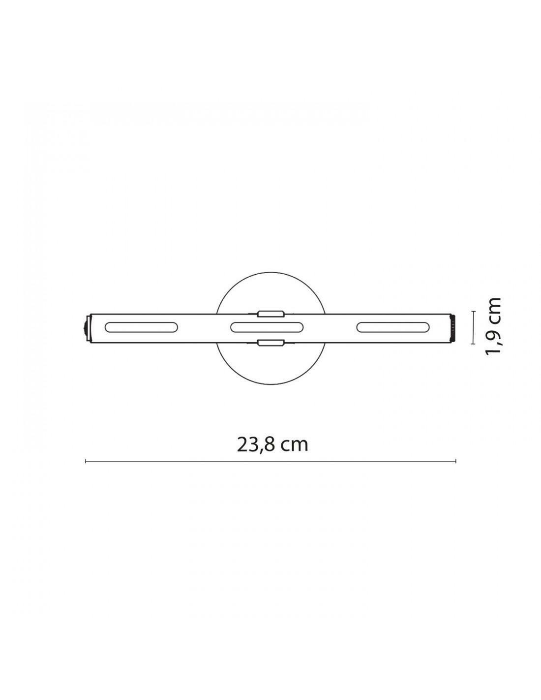 velamp mini reglette 6 led orientabile a batteria - foto 2