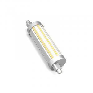 Lampada led lineare r7s 118mm 9,5w 3000k luce calda