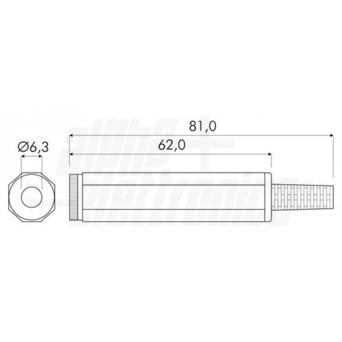 alpha elettronica presa jack ø6,3mm mono - foto 2