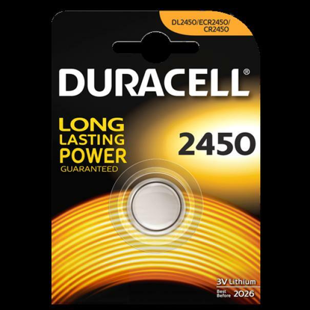 duracell batteria bottone litio 3v duracell 2450 - foto 1