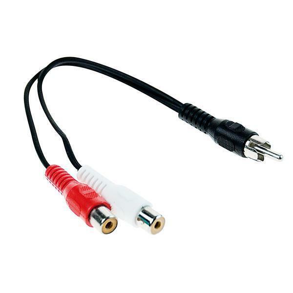 life electronics cavo audio 1 spina 2 prese rca - foto 1