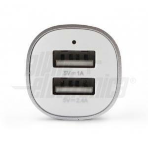 Caricabatteria da auto rapido 17w 2 usb