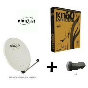 Kit parabola 60cm + illuminatore singolo digiquest