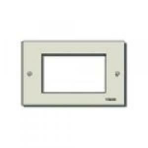 Placca 3 moduli unificati alluminio serie 8000