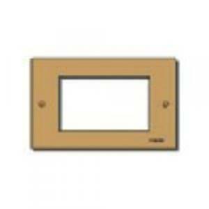 Placca 3 moduli unificati bronzo serie 8000