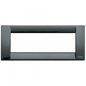 Placca classica 6moduli serie idea nero