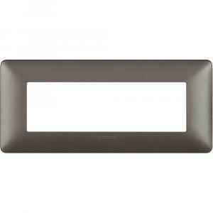 Placca 6 moduli iron serie matix