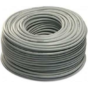 Cavo elettrico antifiamma fg16or16 grigio 2x4mm, matassa da100 mt