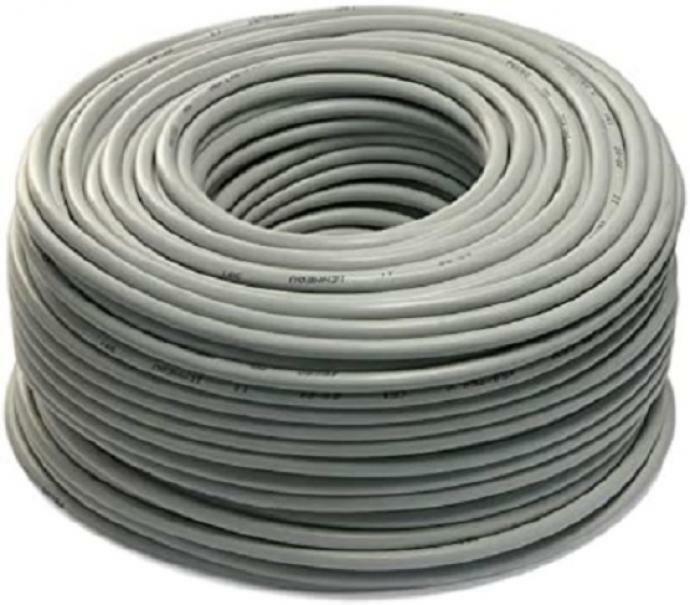 icel cavo elettrico antifiamma fg16or16 grigio 2x4mm, matassa da100 mt - foto 1