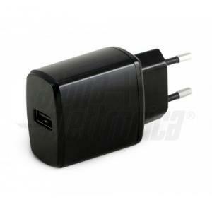 Caricabatteria rapido da parete 1 porta usb 10,5w nero kd503/1