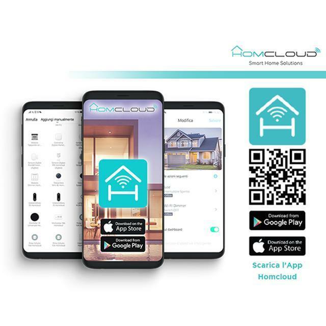 homecloud modulo interruttore intelligente wifi 2 canali da incasso - foto 2