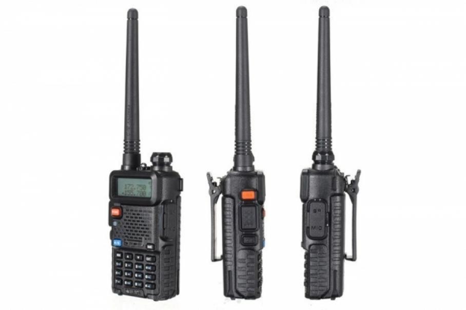 baofeng walkie talkie singolo uhf/vhf 5w 128 canali professionale, baofeng - foto 3